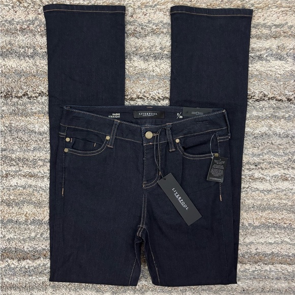 Liverpool Denim - Liverpool Sadie Straight Leg Jeans Sz 2/26 NWT | Liverpool Straight Leg Jeans -